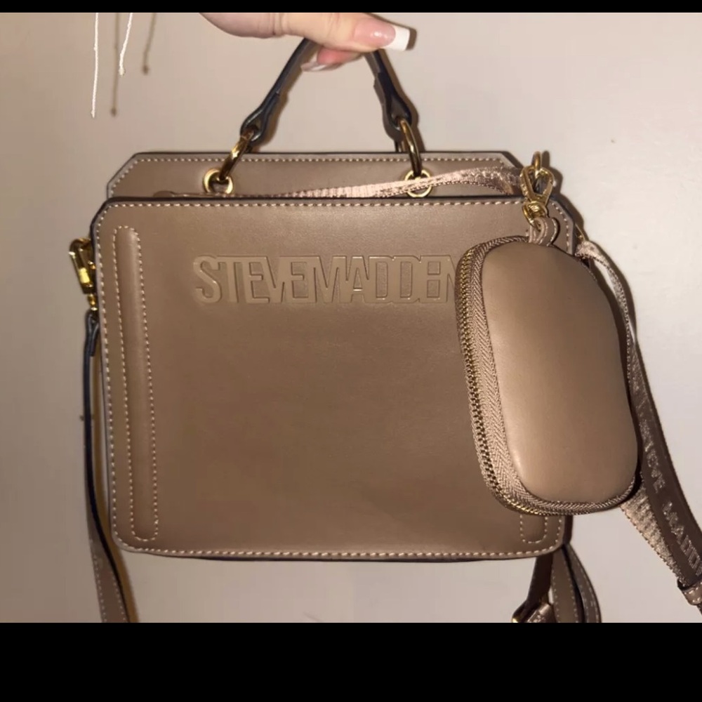 Brown, Steve Madden Evelyn crossbody